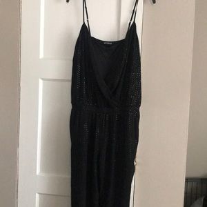 Black Glitz Jumpsuit